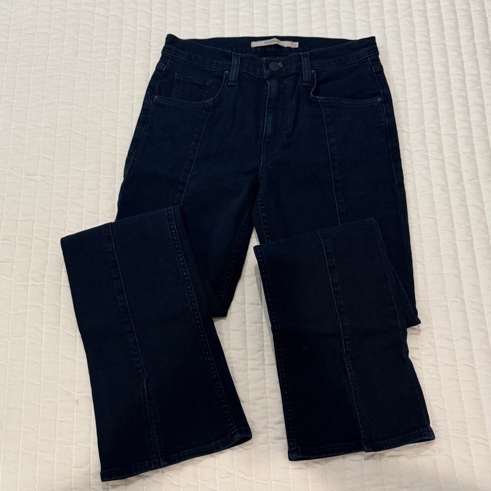 Hudson Flair Split let Women's dark Blue  Jeans